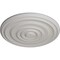 Ekena Millwork Carton Ceiling Medallion (For Canopies up to 3 3/4"), 17 3/4"OD x 1 3/8"P, Ultra Pure White CM18CAUWF - alternate 2